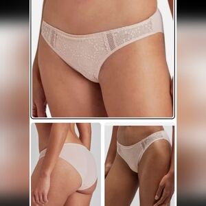 NWOT SIMONE PERELE COMETE BIKINI BRIEF PANTY IN PINK SAND